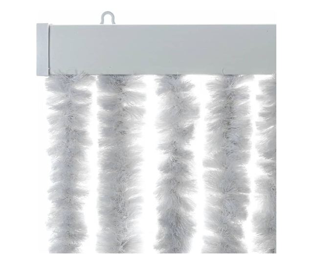 szürke zsenília rovarfüggöny 90x220 cm