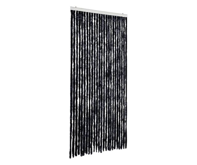 antracitszürke zsenília rovarfüggöny 100 x 230 cm