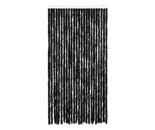 antracitszürke zsenília rovarfüggöny 100 x 230 cm