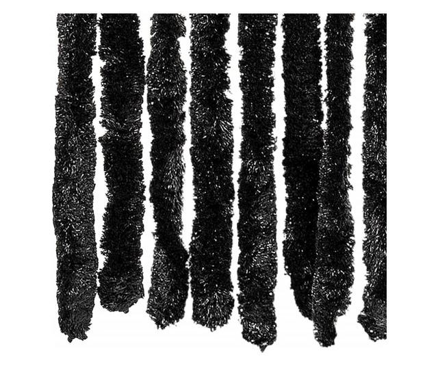 antracitszürke zsenília rovarfüggöny 100 x 230 cm