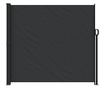fekete behúzható oldalsó napellenző 180 x 600 cm