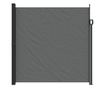 antracitszürke behúzható oldalsó napellenző 200 x 500 cm