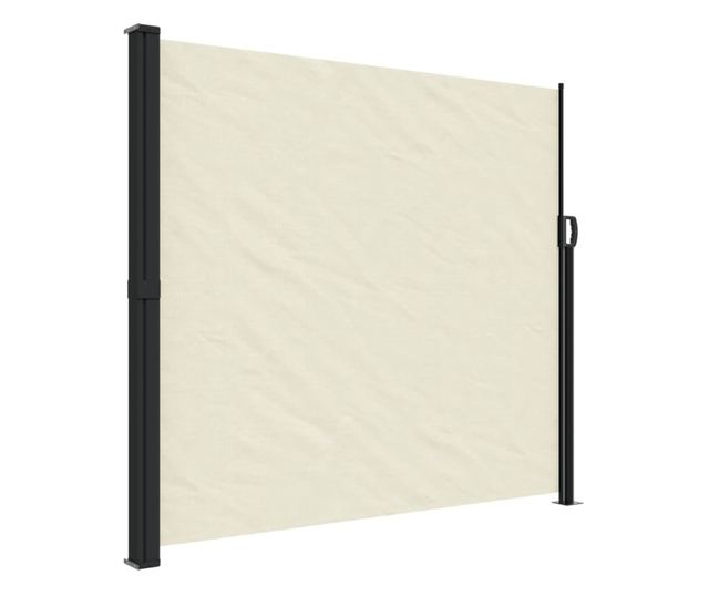 krémszínű behúzható oldalsó napellenző 180 x 300 cm