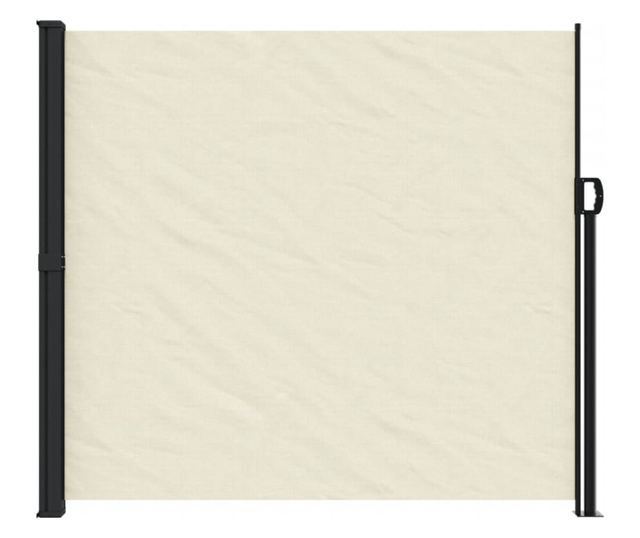 krémszínű behúzható oldalsó napellenző 180 x 300 cm
