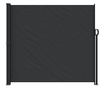 fekete behúzható oldalsó napellenző 180 x 500 cm