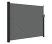 antracitszürke behúzható oldalsó napellenző 160 x 300 cm