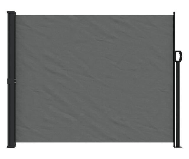 antracitszürke behúzható oldalsó napellenző 160 x 300 cm
