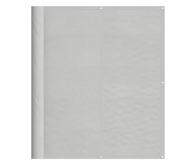 világosszürke 100% oxford poliészter erkélyparaván 120 x 400 cm