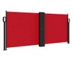 piros behúzható oldalsó napellenző 100 x 1000 cm