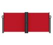 piros behúzható oldalsó napellenző 100 x 1000 cm