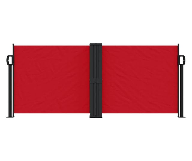 piros behúzható oldalsó napellenző 100 x 1000 cm