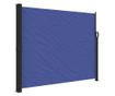 kék behúzható oldalsó napellenző 160 x 500 cm