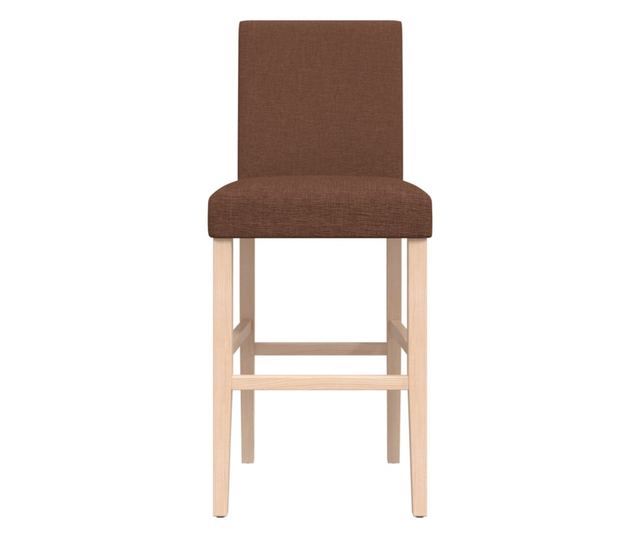 2 db tömör gumifa és szövet bárszék