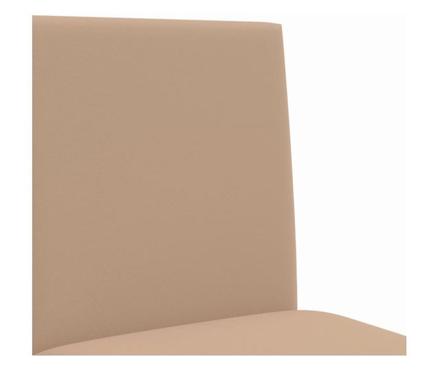 2 db tömör gumifa és műbőr bárszék