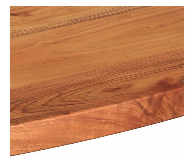 tömör akácfa ovális asztallap 110 x 40 x 2,5 cm