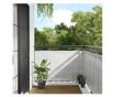 világosszürke 100% oxford poliészter erkélyparaván 90 x 400 cm