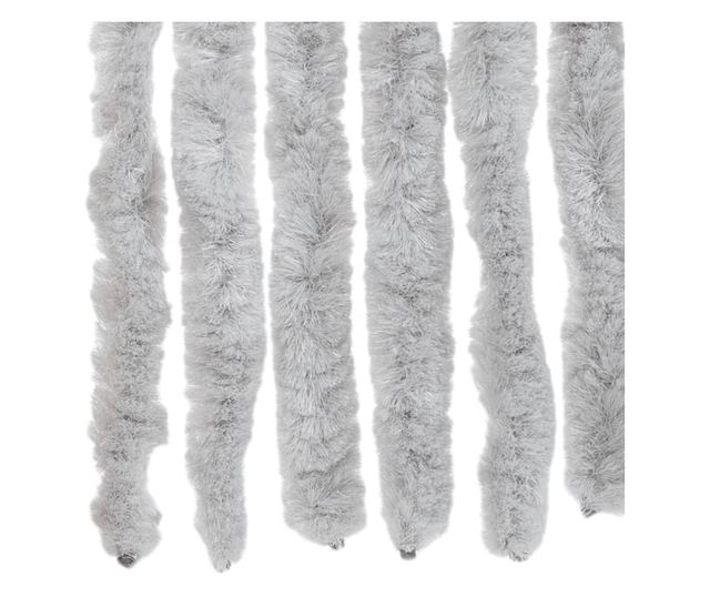 szürke zsenília rovarfüggöny 90x220 cm