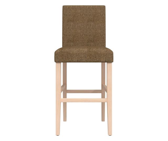 Barski stoli, 2 kosa, masiven les Hevea in blago