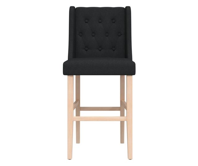 Barski stoli, 2 kosa, masiven les Hevea in blago