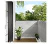 világosszürke 100% oxford poliészter erkélyparaván 120 x 400 cm