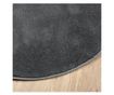 OVIEDO antracitszürke rövid szálú szőnyeg Ø 200 cm