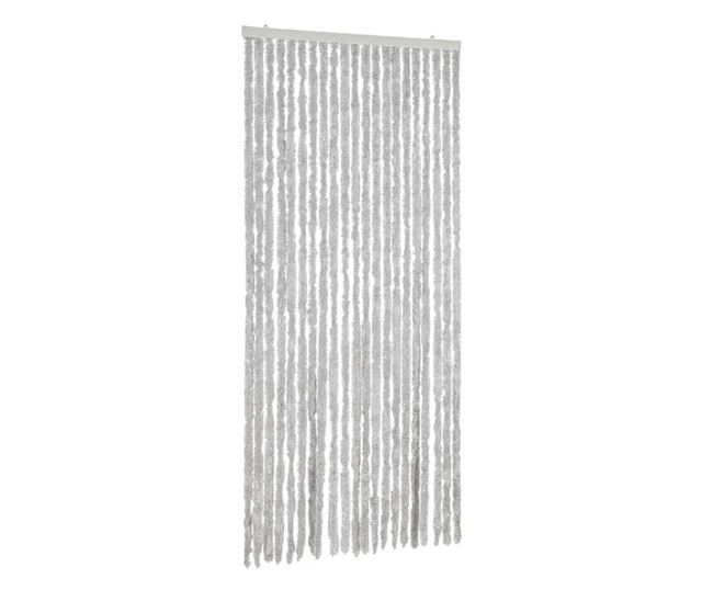 szürke zsenília rovarfüggöny 90x220 cm