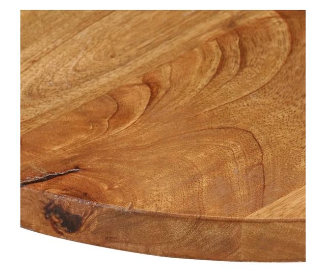 tömör mangófa kerek asztallap Ø70 x 2,5 cm