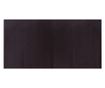 négyszögletű sötétbarna bambusz szőnyeg 100 x 200 cm