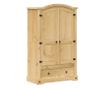 Corona tömör fenyőfa ruhásszekrény 101 x 52 x 170 cm