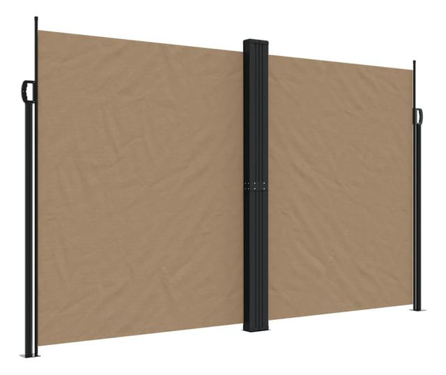 tópszínű behúzható oldalsó napellenző 200 x 1200 cm