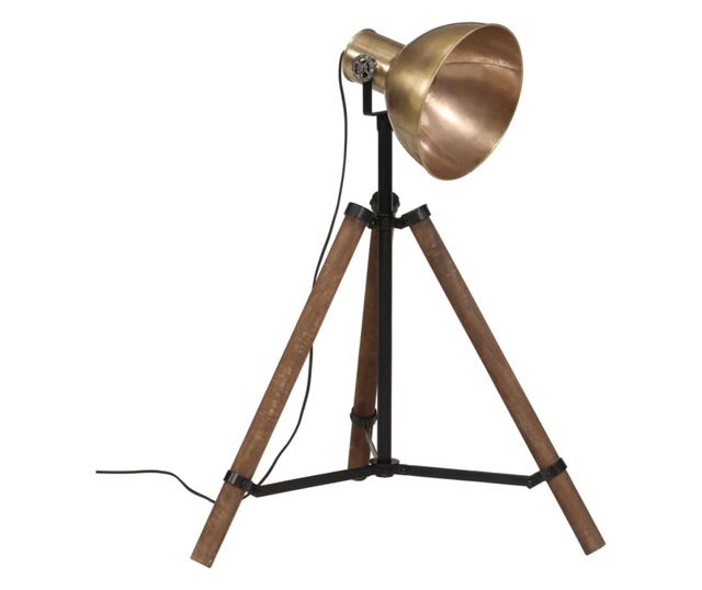 antik sárgaréz állólámpa 25 W 75x75x90-150 cm E27