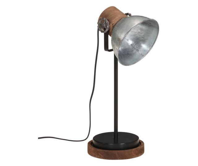 vintage ezüst asztali lámpa 25 W 17x17x50 cm E27