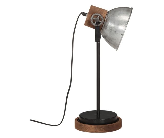 vintage ezüst asztali lámpa 25 W 17x17x50 cm E27