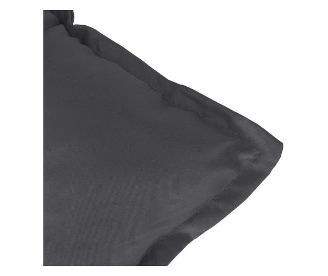 4 db melange antracit szövet háttámlás székpárna 100x50x7 cm