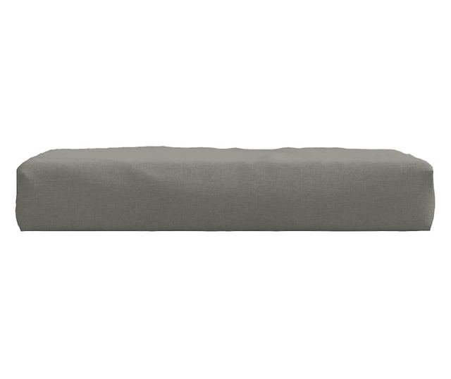 melange sötétszürke szövet raklappárna 60 x 60 x 10 cm