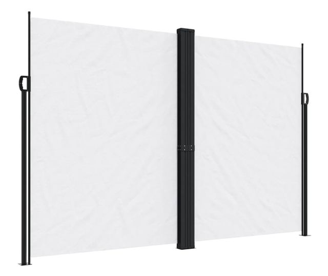 fehér behúzható oldalsó napellenző 220 x 1200 cm