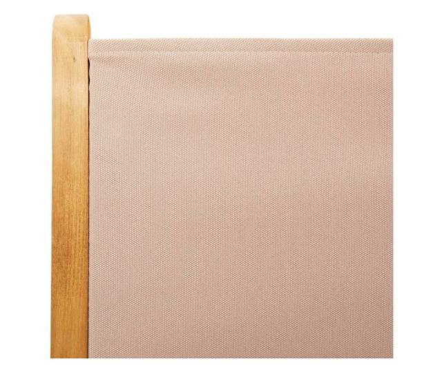 2 db tópszínű tömör akácfa és szövet kerti szék