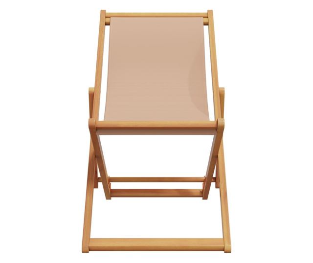 tópszínű tömör eukaliptuszfa és szövet összecsukható strandszék