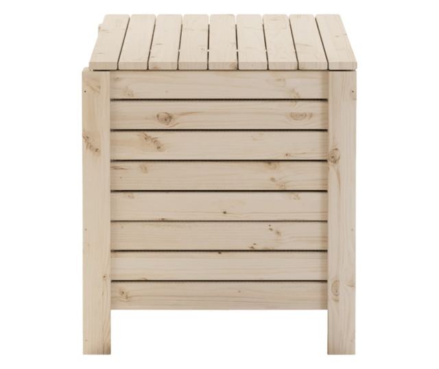 RANA tömör fenyőfa tárolóláda fedéllel 80 x 49 x 54 cm