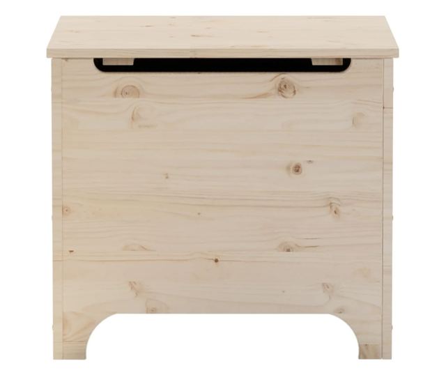 RANA tömör fenyőfa tárolóláda fedéllel 60 x 49 x 54 cm