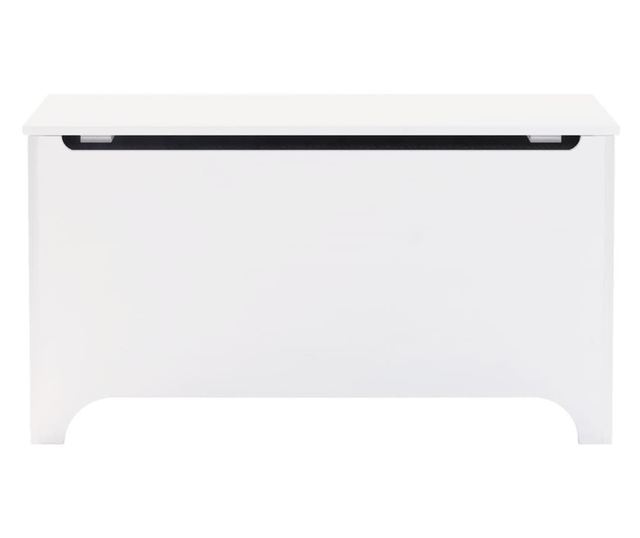 RANA fehér tömör fenyőfa tárolóláda fedéllel 100 x 49 x 54 cm