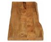 tömör mangófa természetes élű asztallap 180 x 40 x 3,8 cm