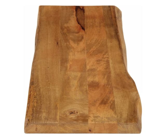 tömör mangófa természetes élű asztallap 180 x 40 x 3,8 cm