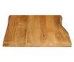tömör mangófa természetes élű asztallap 80 x 60 x 2,5 cm