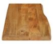 tömör mangófa természetes élű asztallap 90 x 40 x 3,8 cm