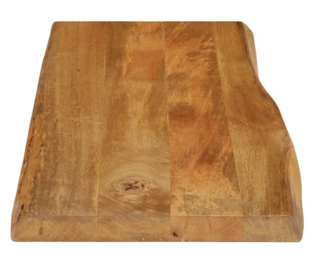 tömör mangófa természetes élű asztallap 90 x 40 x 3,8 cm