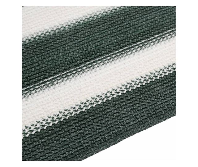 zöld és fehér HDPE belátásgátló háló 1,2 x 50 m 75 g/m²