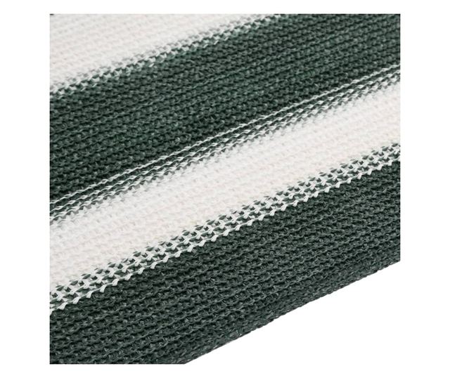 zöld és fehér HDPE belátásgátló háló 2 x 25 m 150 g/m²