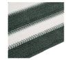 zöld és fehér HDPE belátásgátló háló 1,5 x 25 m 195 g/m²