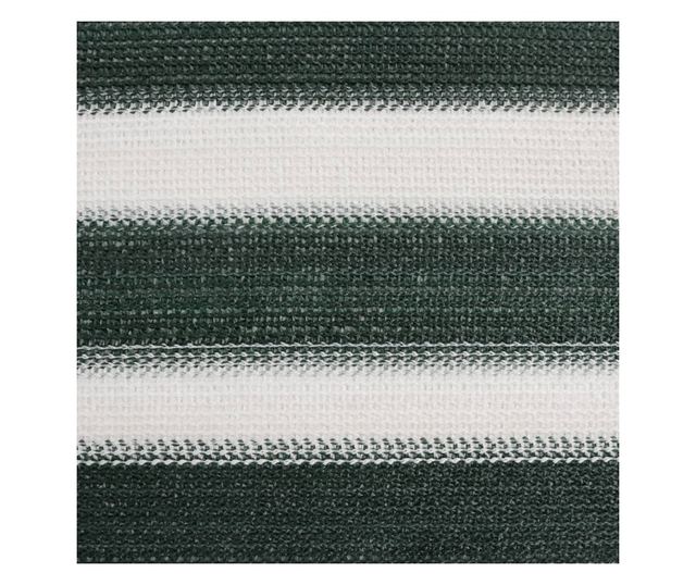 zöld és fehér HDPE belátásgátló háló 1,5 x 25 m 195 g/m²